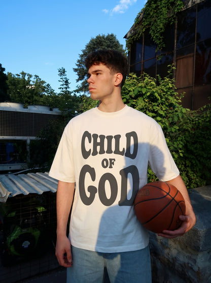 CAMISETA BOXY "CHILD OF GOD"